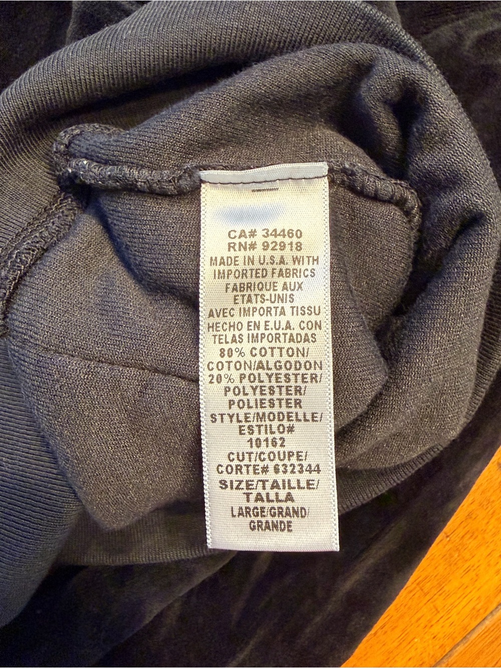 Juicy Couture Vintage Early 2000’s Black Velour Full Zip Hoodie, Size Large - Picture 7 of 8